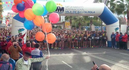 Estuvimos en la Media Maratón Internacional de Santa Pola